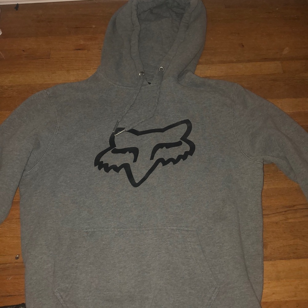 gray fox hoodie